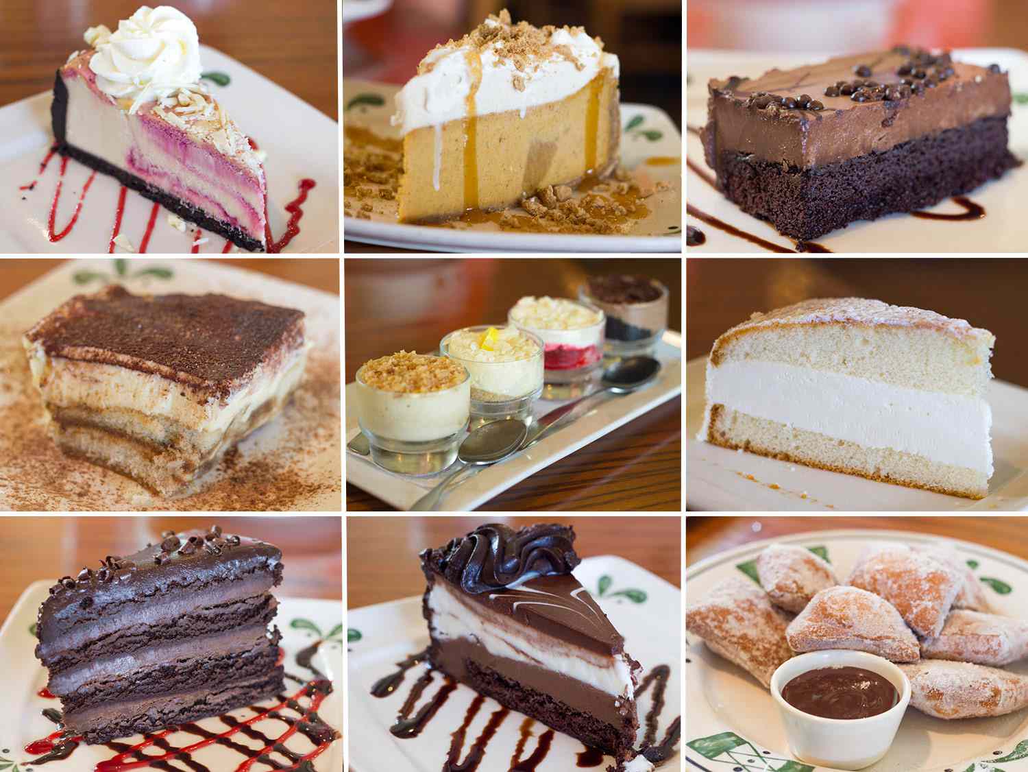 Olive Garden Desserts Menu