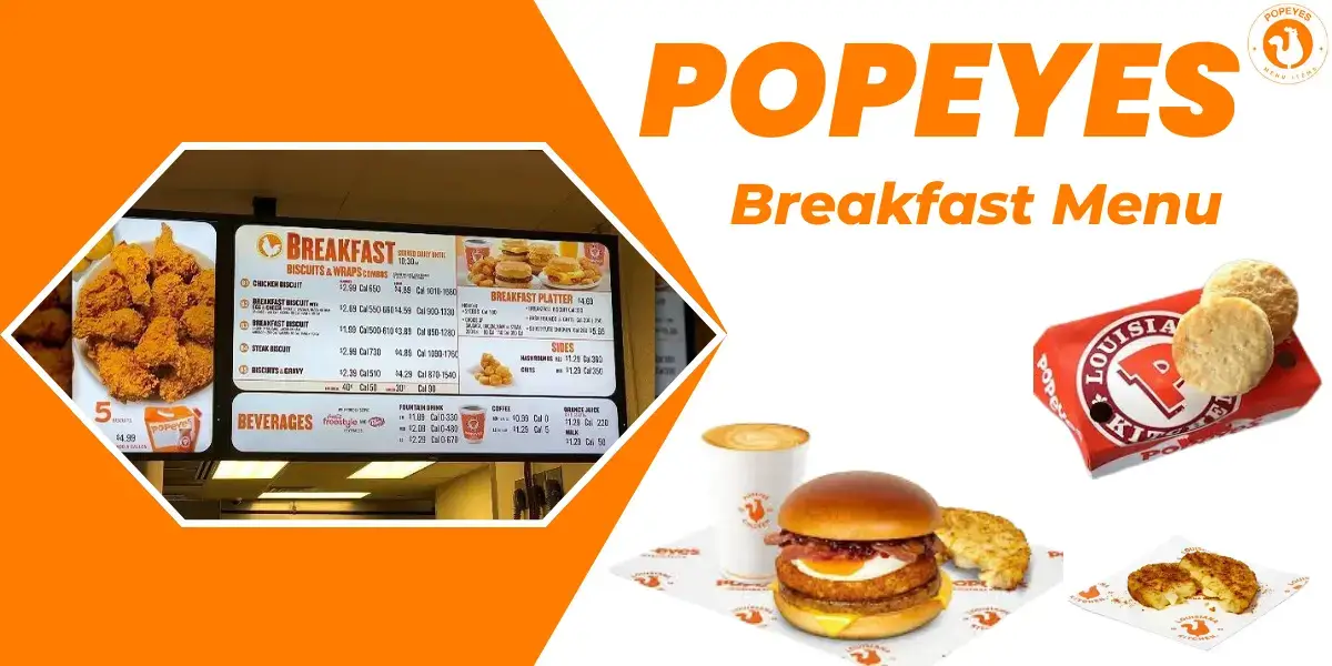 Popeyes Breakfast Menu