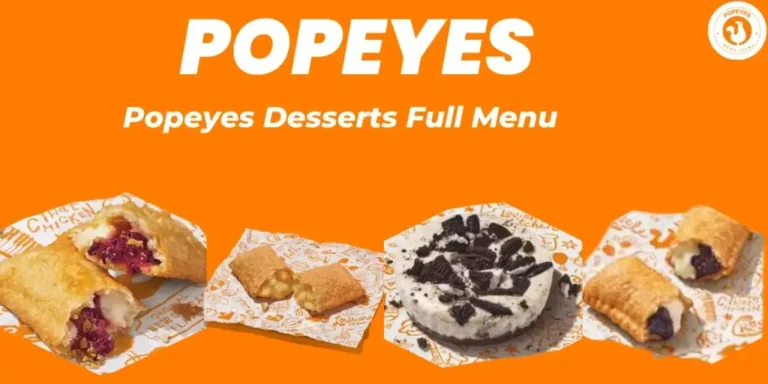 Popeyes Dessert Menu