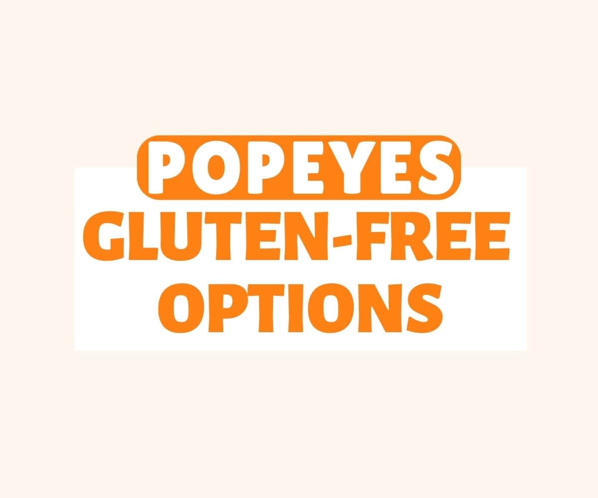 Popeyes Gluten Free Menu