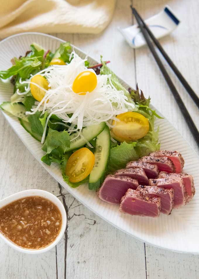 Tuna Sashimi Salad Recipe